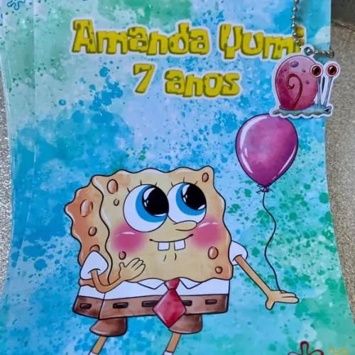 Saquinho Zip Lock Bob Esponja
