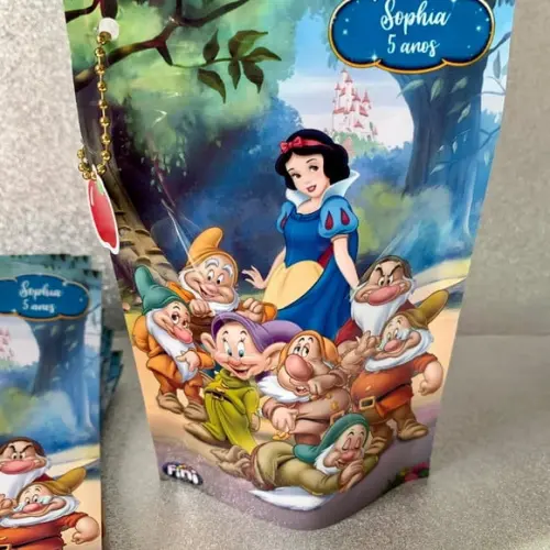 Saquinho Zip Lock Branca de Neve