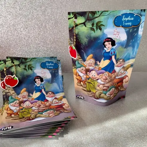 Saquinho Zip Lock Branca de Neve