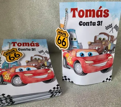 Saquinho Zip Lock Carros Aquarela