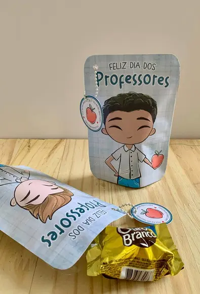 Saquinho Zip Lock Dia dos Professores