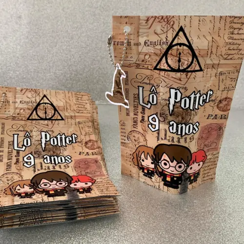 Saquinho Zip Lock Harry Potter