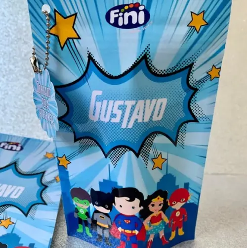 Saquinho Zip Lock Heróis
