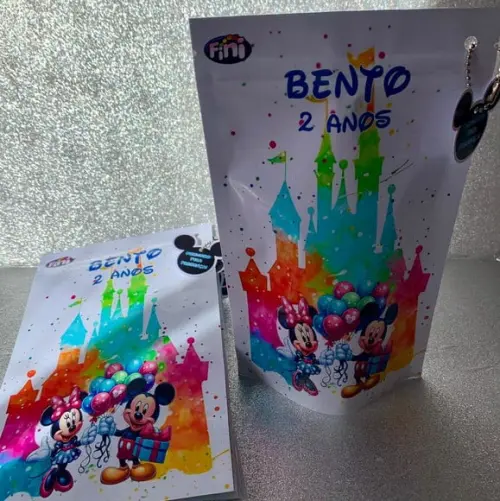 Saquinho Zip Lock Mickey