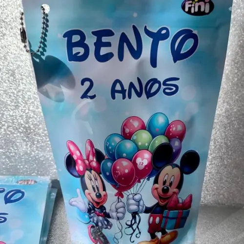 Saquinho Zip Lock Mickey