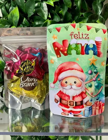 Saquinho Zip Lock Natal