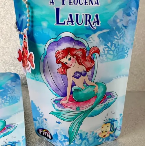 Saquinho Zip Lock Pequena Sereia