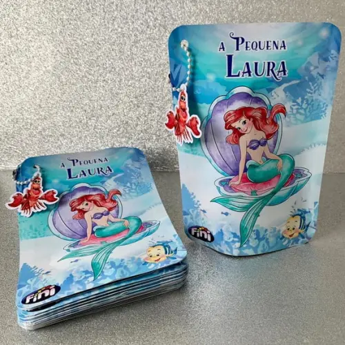 Saquinho Zip Lock Pequena Sereia