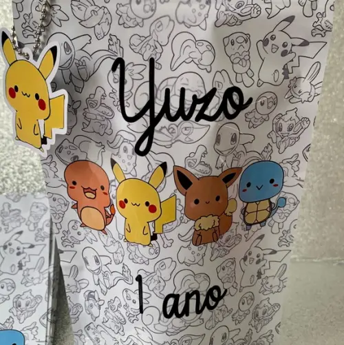 Saquinho Zip Lock Pokémon