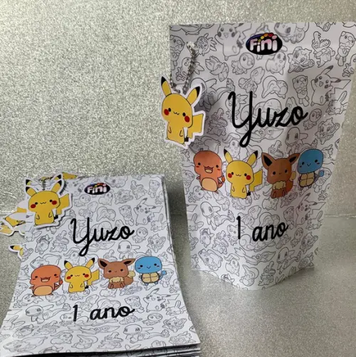 Saquinho Zip Lock Pokémon