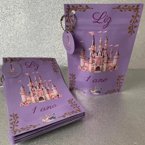 Saquinho Zip Lock Princesa
