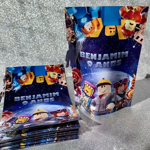 Saquinho Zip Lock Roblox