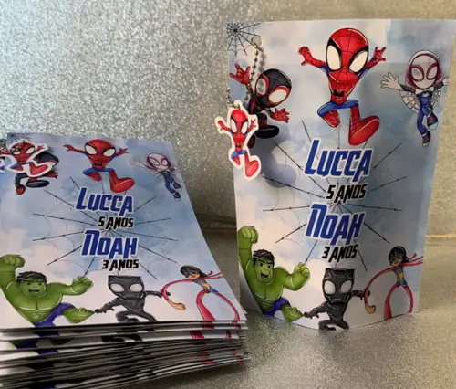 Saquinho Zip Lock Spidey