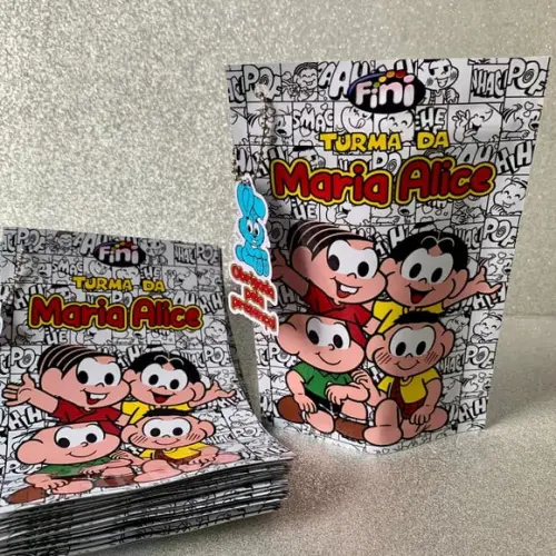 Saquinho Zip Lock Turma da Mônica