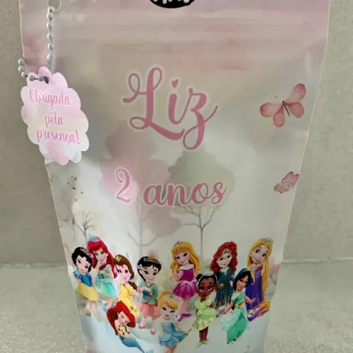 Saquinho Zip Princesas Baby