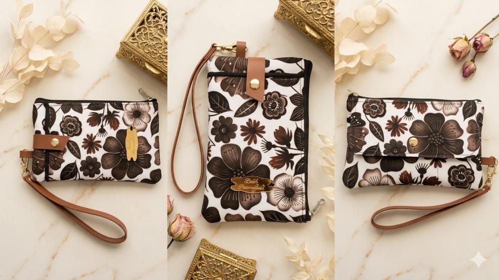Carteira Feminina Linda e Prática Porta Celular com Zíper – P