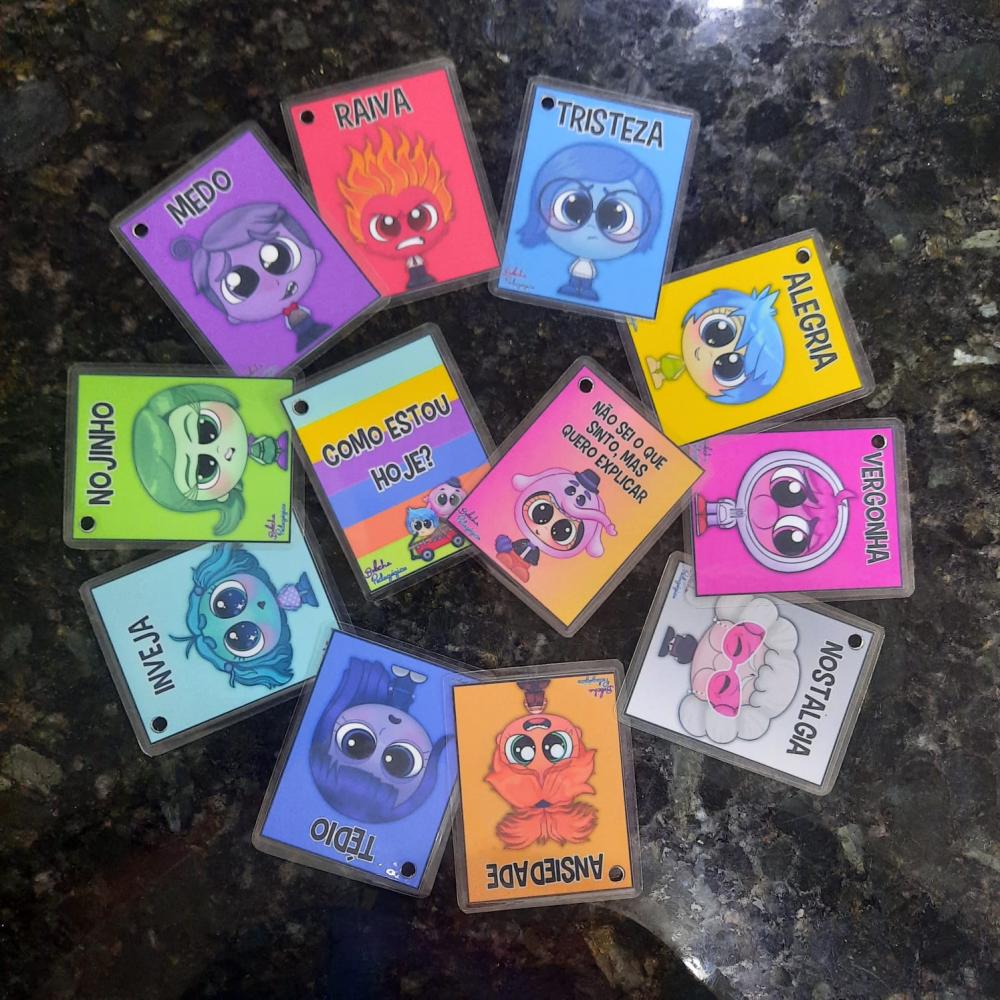 Chaveiro personalizado Divertidamente - emoções