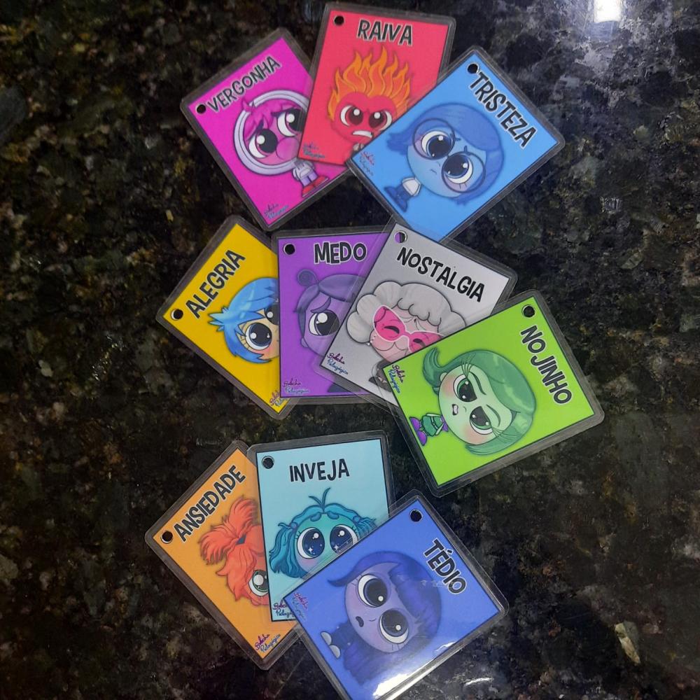 Chaveiro personalizado Divertidamente - emoções