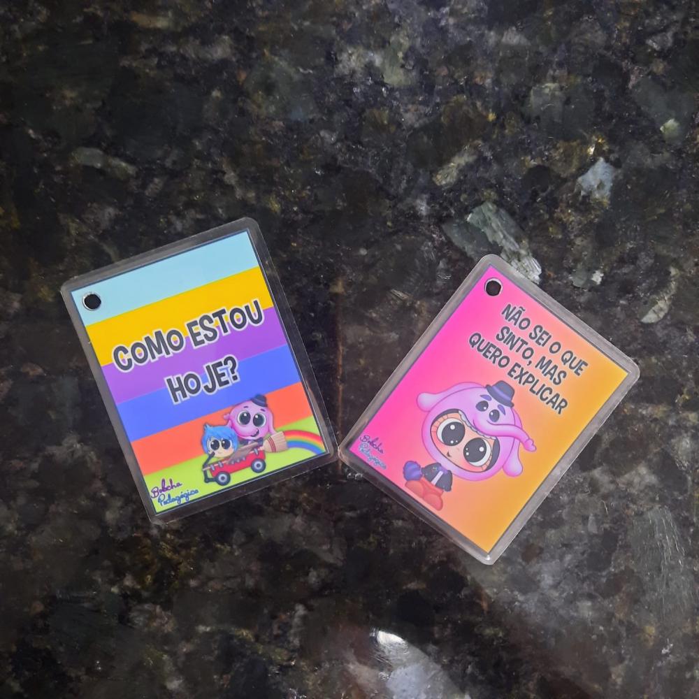 Chaveiro personalizado Divertidamente - emoções