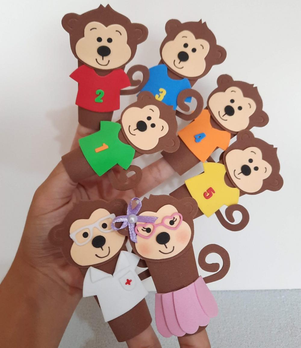 Dedoche Cinco Macaquinhos  - 5 macaquinhos