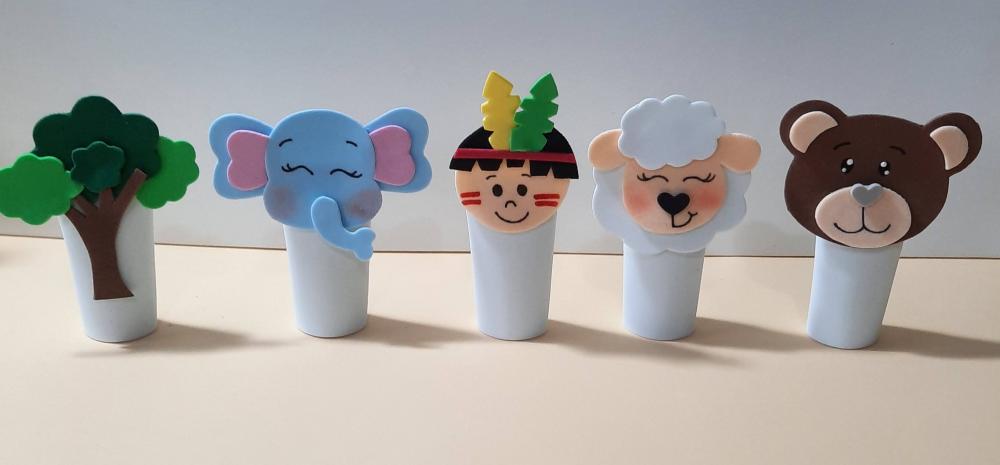 Dedoche Vogais Ilustradas