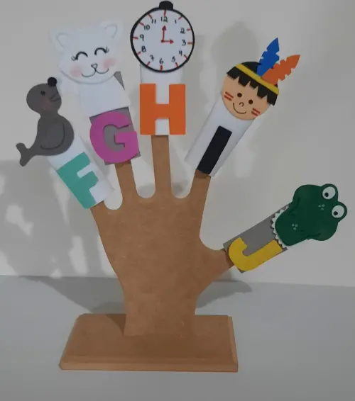 Dedoche Alfabeto Divertido Ilustrado