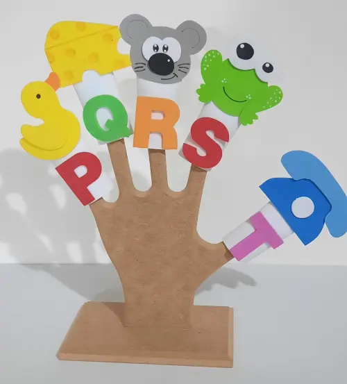 Dedoche Alfabeto Divertido Ilustrado