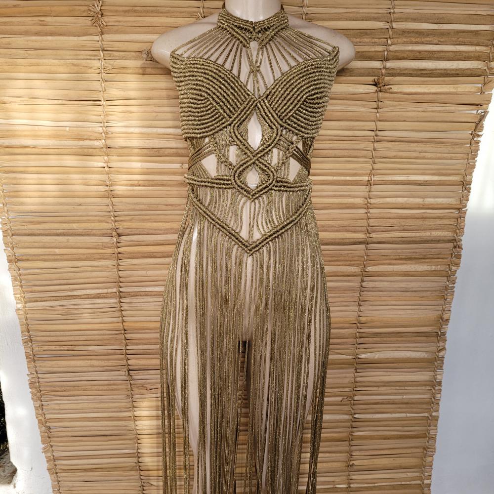 Vestido macrame