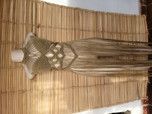 Vestido macrame