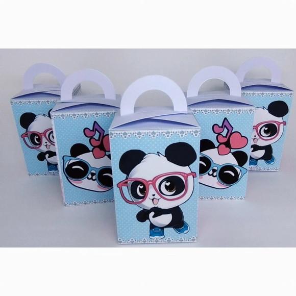 40 Personalizados + 16 Brindes para Festa Panda Luluca