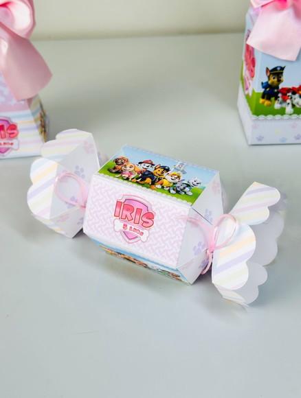 Caixa Bala Patrulha Canina Rosa