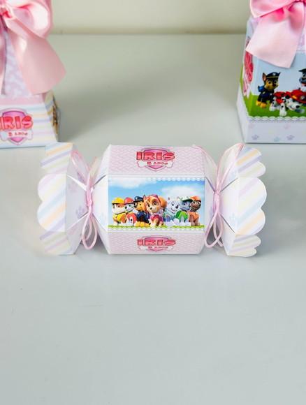 Caixa Bala Patrulha Canina Rosa
