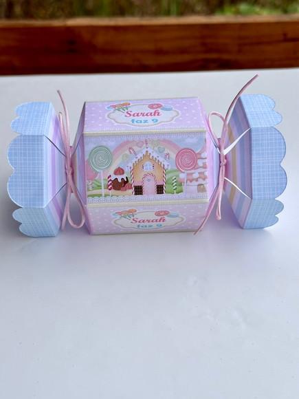 Caixa Bala Tema Doces /confeitaria