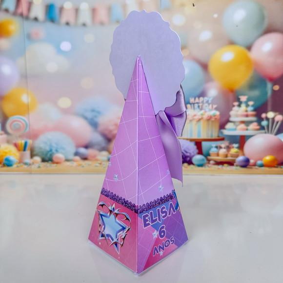 Caixa Cone/pirâmide Guerreiras do K-pop