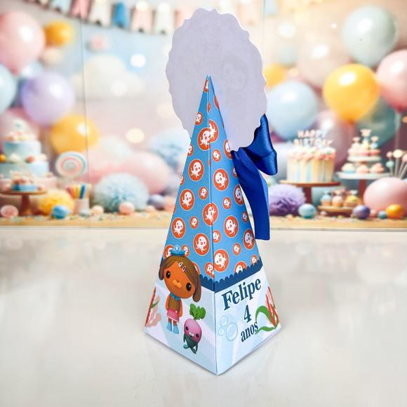 Caixa Cone/pirâmide Octonautas