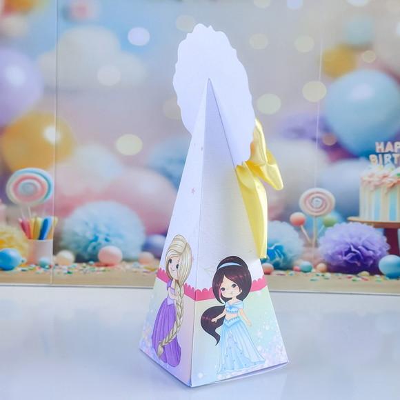 Caixa Cone/pirâmide Princesas