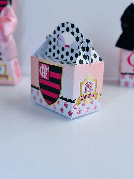 Caixa Maleta do Flamengo Rosa