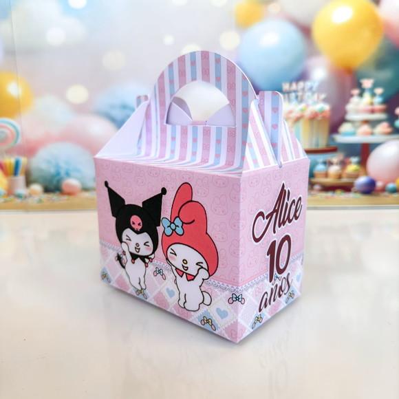 Caixa Maleta My Melody e Kuromi