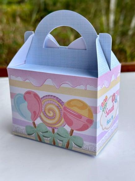 Caixa Maleta Tema Doces /confeitaria