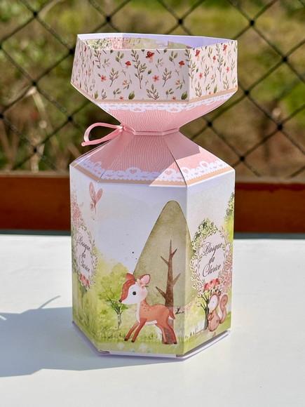 Caixa Meia Bala Bosque Menina