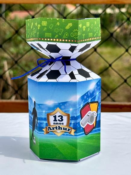 Caixa Meia Bala de Futebol.