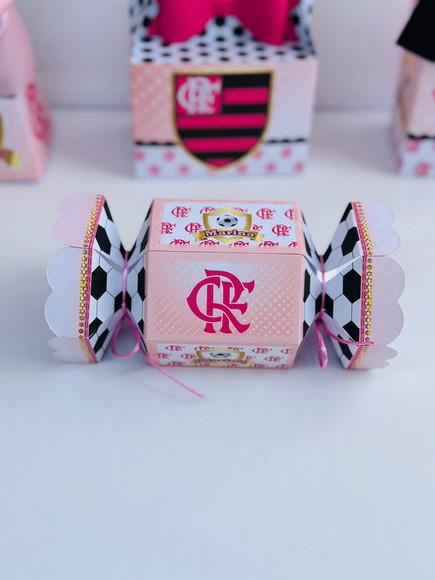 Caixa Meia Bala do Flamengo Rosa