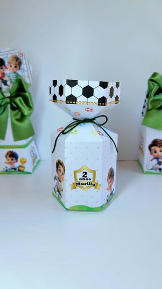 Caixa Meia Bala Futebol Baby