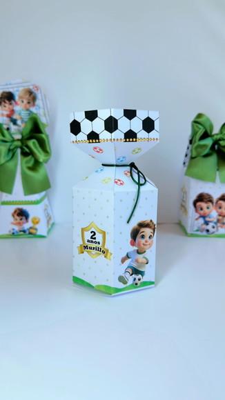 Caixa Meia Bala Futebol Baby
