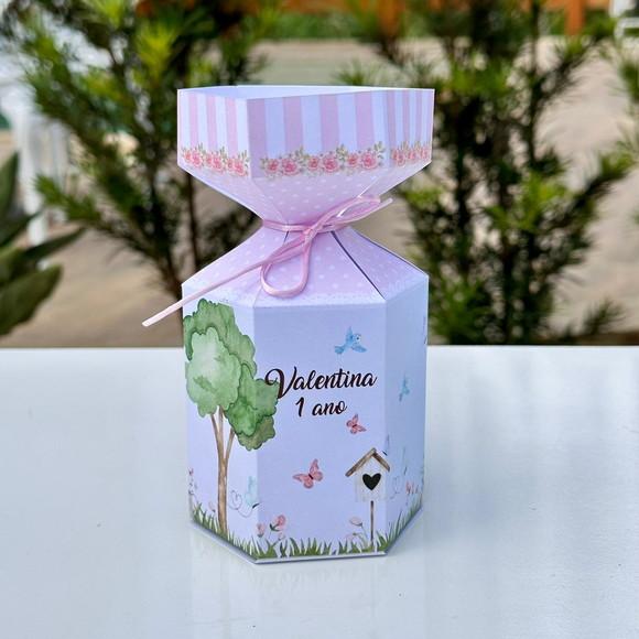Caixa Meia Bala para Festa do Jardim
