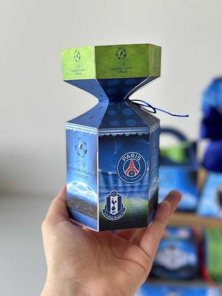 Caixa Meia Bala para Festa Liga dos Campeões