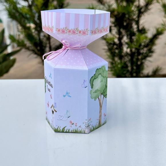 Caixa Meia Bala para Festa do Jardim