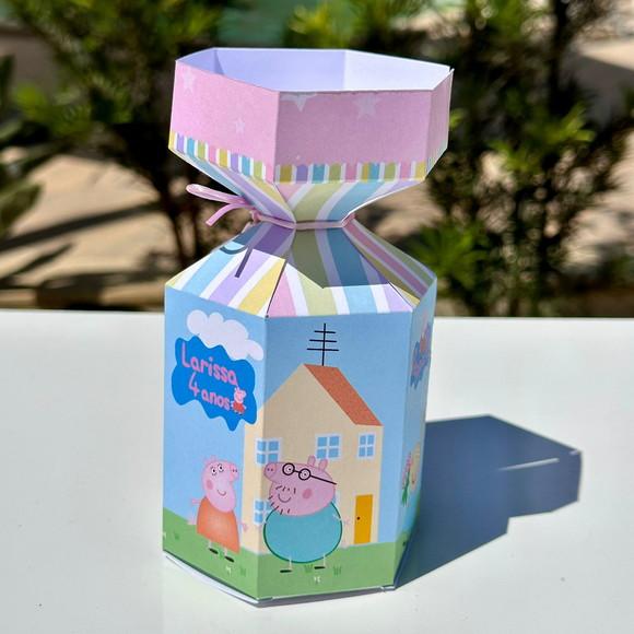 Caixa Meia Bala Pepa Pig