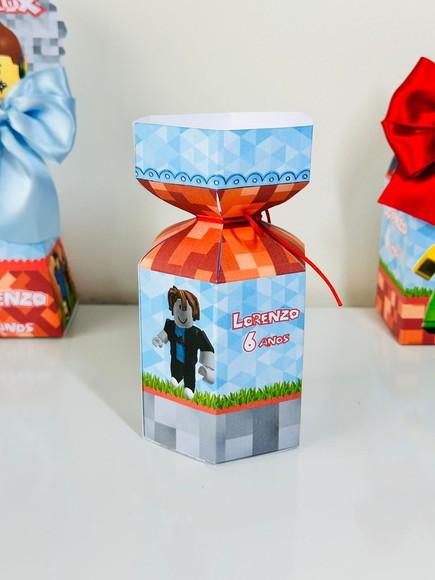 Caixa Meia Bala Tema Roblox