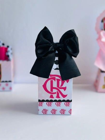 Caixa Milk do Flamengo Rosa